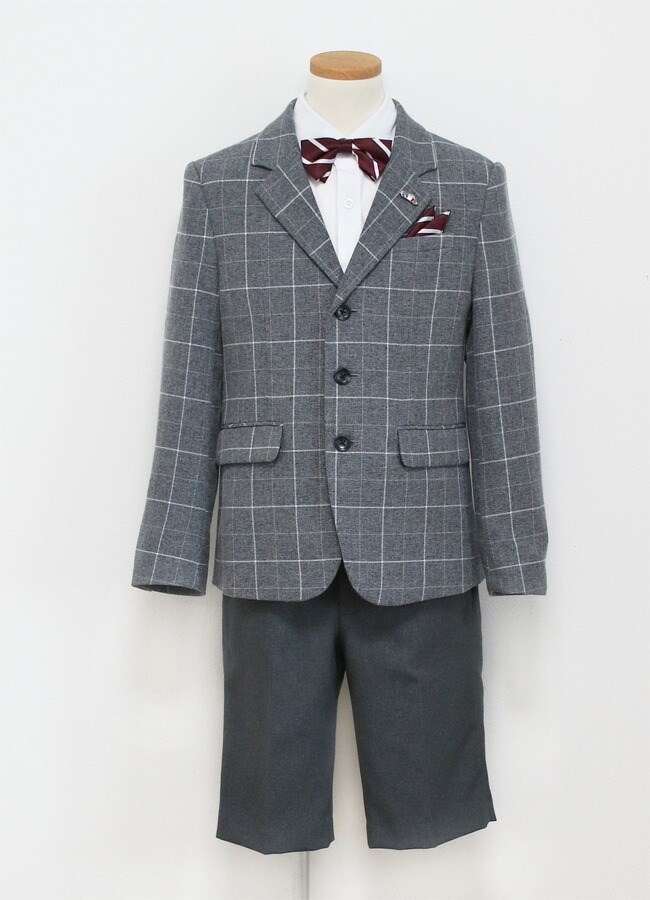 入学式 スーツ レンタル 男の子110 3月4月ご利用 卒業式 スーツ 男の子 レンタル 100 110 120 130 グレー aby021 |  | 10