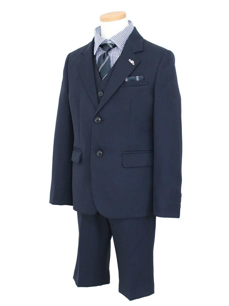 入学式 男の子 服装 卒業式 3月4月ご利用 入学式 スーツ 男の子 レンタル 110 120 130 紺 aby060の画像