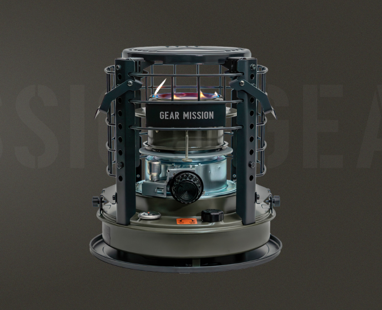 TOYOTOMI GEAR MISSION K3-GM1-G ストーブ GEAR MISSION「K3-GM1」追加生産決定のお知らせ | トヨトミーツ