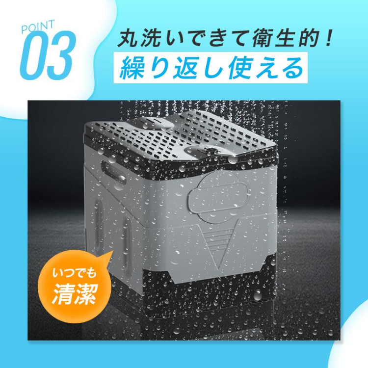 簡易トイレ 凝固剤 廃棄袋 100回分 セット 防災 非常用 災害用 ポータブルトイレ 多用途 キャンプ 車載｜reowide-interior｜09