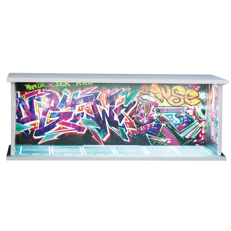 Rapid64 ミニカー ジオラマケース タイプB 1/64 LEDライト付き