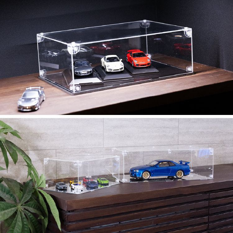 ミニカー コレクションケース 20×10×10cm アクリルケース クリア
