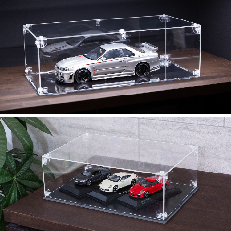 ミニカー コレクションケース 20×10×10cm アクリルケース クリア