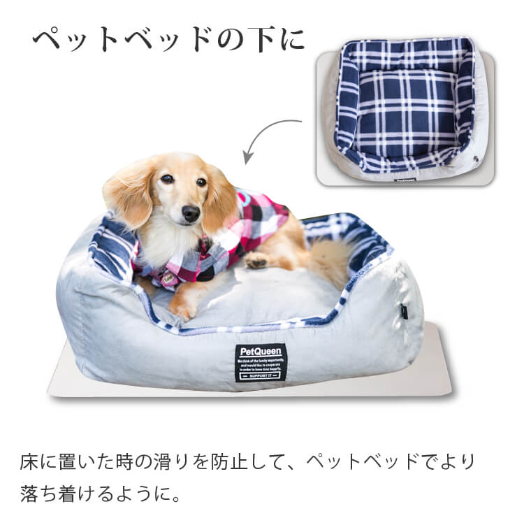 ペットベッドの下