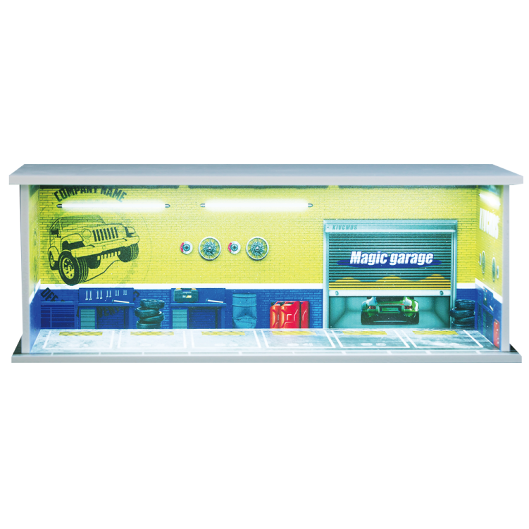 Rapid64 ジオラマケース タイプB 1/64 モデルカ― ライト付き LED