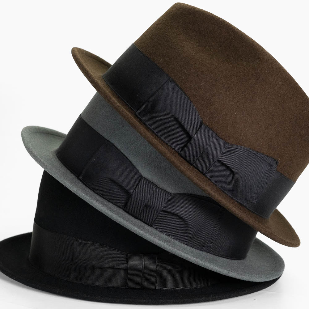 DRAGON HAT ドラゴンハット 日本製 ウールフェルト ティアドロップ ショートブリム 短いつば 中折れハット メンズ 秋冬 M-16235101 |  | 12