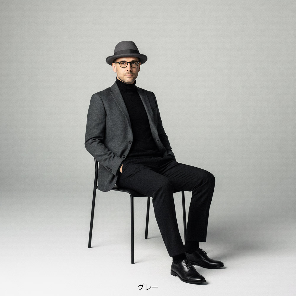 EDHAT エドハット ウール フェルト 中折れハット メンズ 秋冬 帽子 冠婚葬祭 結婚式 サイズ調節可 紳士帽子 ギフト おしゃれ 大人用向けM-16266481 |  | 04