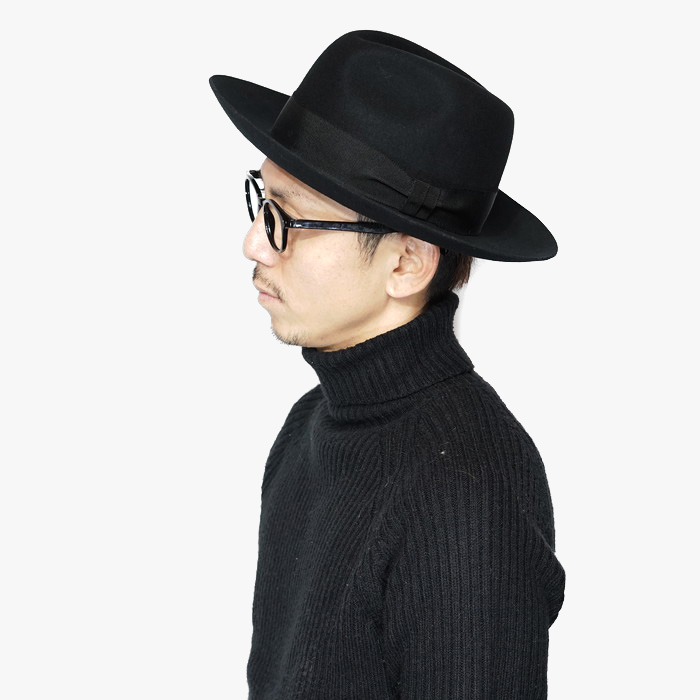 EDHAT エドハット 中折れハット 秋 冬 メンズ つば広 ハット
