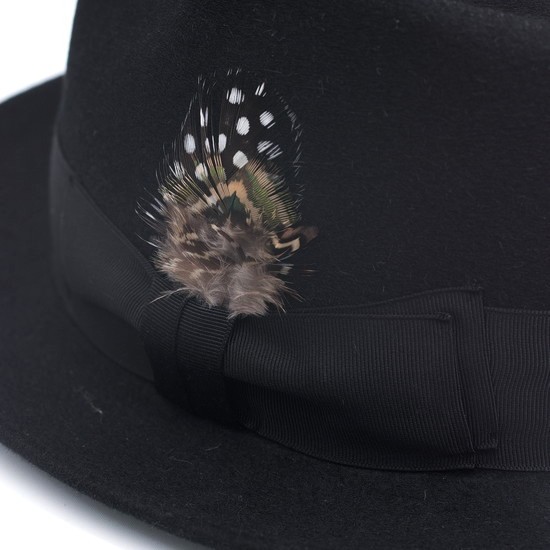 ラビットファー フェルト 中折れハット メンズ EDOHAT エドハット