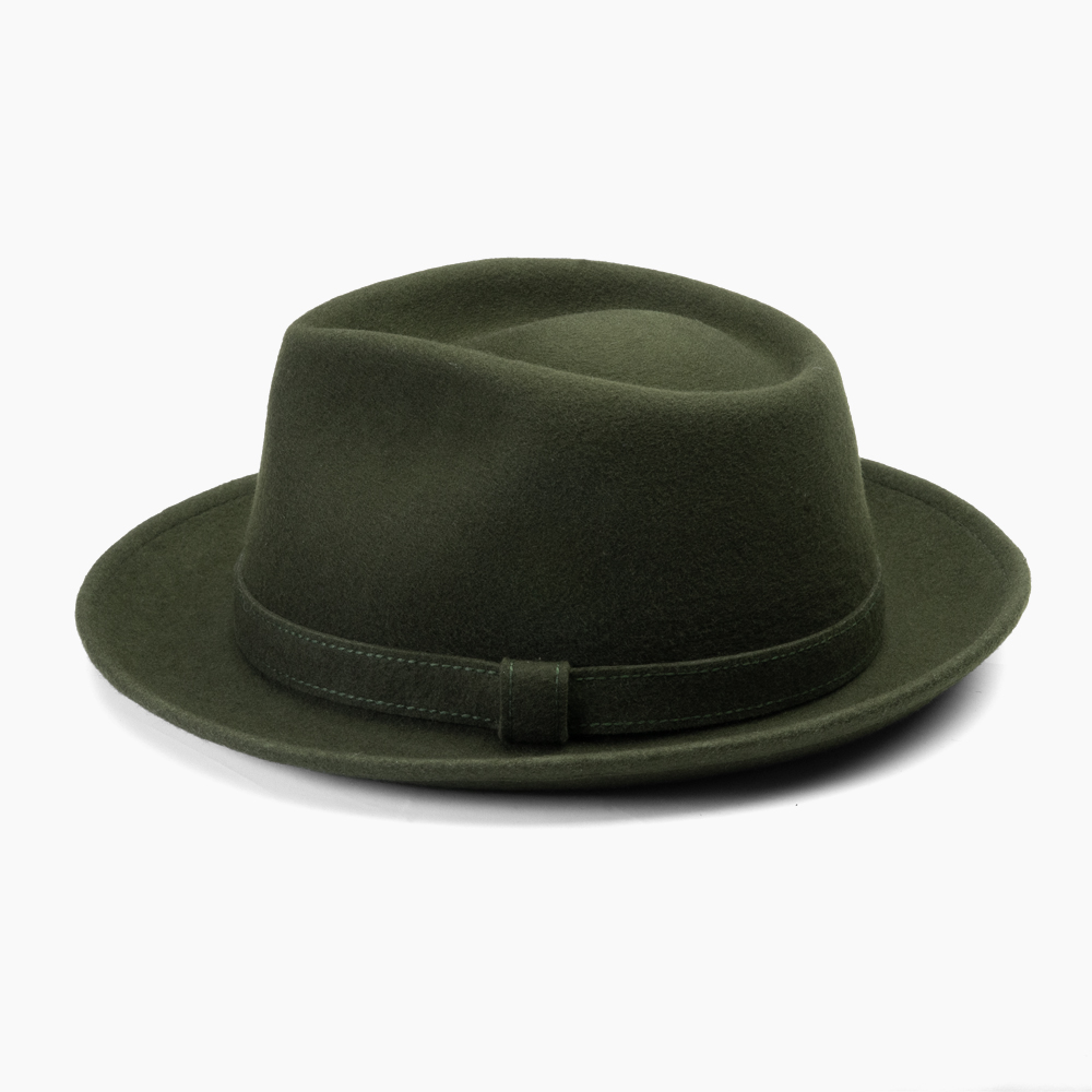 【日本製 EDHAT】中折れハット ウールフェルト 秋冬 メンズ ミドルブリム サイズ調節 大きいサイズ 小さいサイズ ブラック カーキ パープル レッド  M-16266445 |  | 11