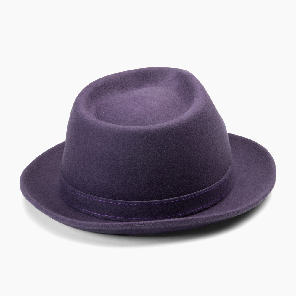 【日本製 EDHAT】中折れハット ウールフェルト 秋冬 メンズ ミドルブリム サイズ調節 大きいサイズ 小さいサイズ ブラック カーキ パープル レッド  M-16266445 |  | 12