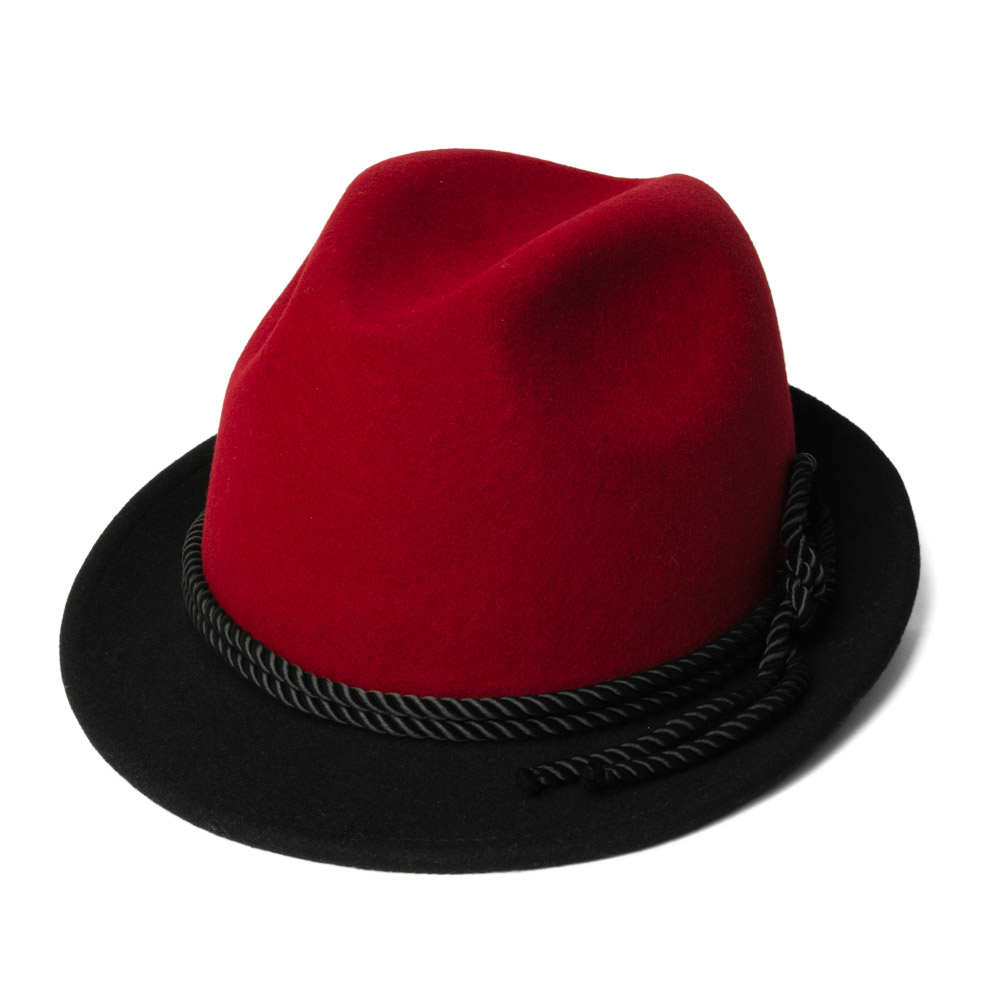 ウール フェルト チロリアンハット EDHAT エドハット メンズ 中折れ
