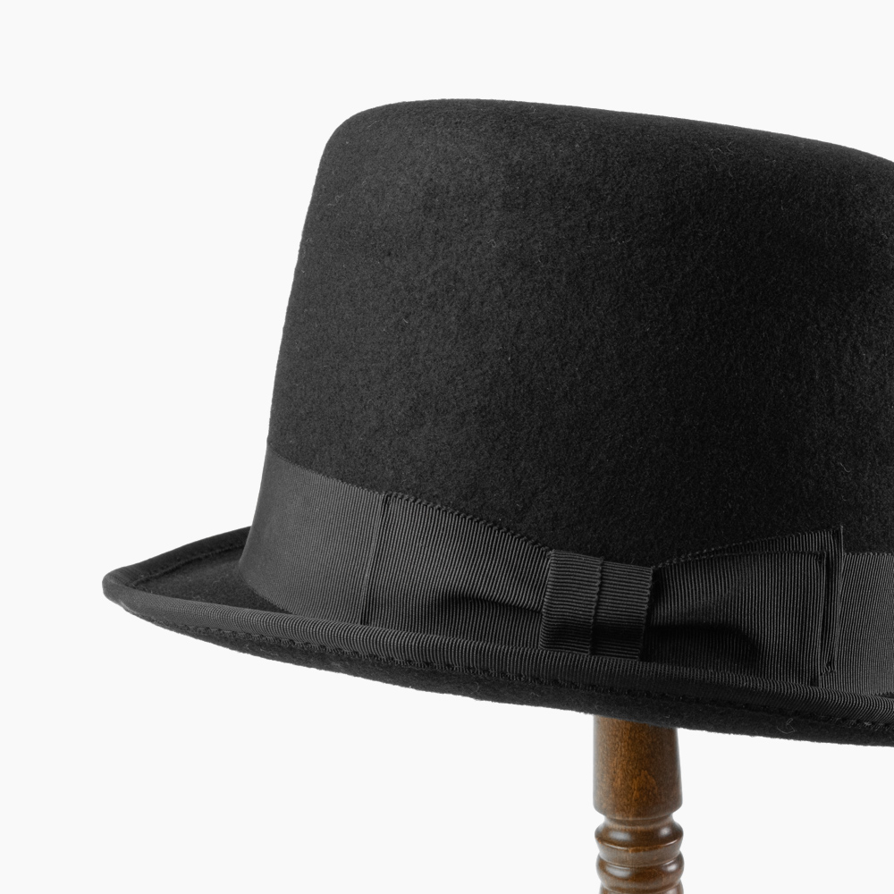 シルクハット フォーマル ハット 短つば ウールフェルト 日本製 レトロ