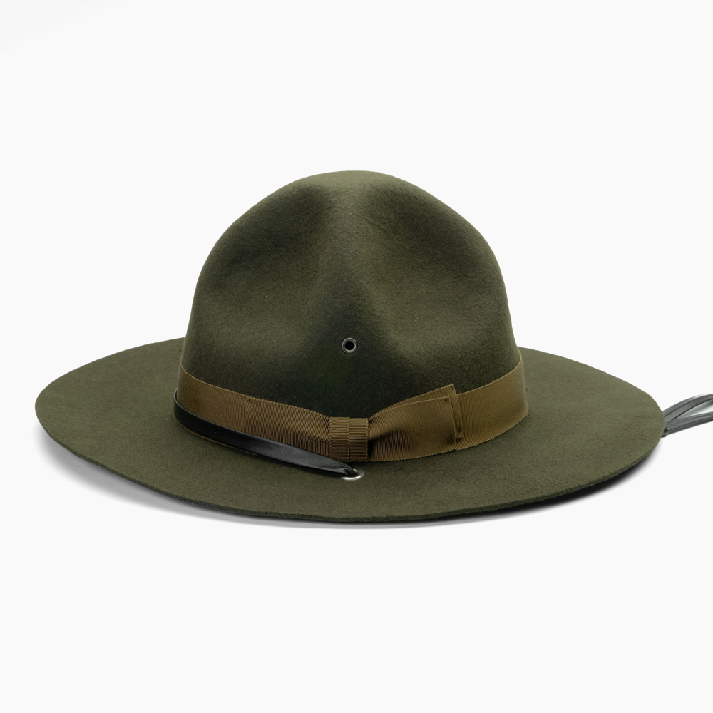 帽子 マウンテンハット 森林警備隊 つば 長い つば広 ハット メンズ