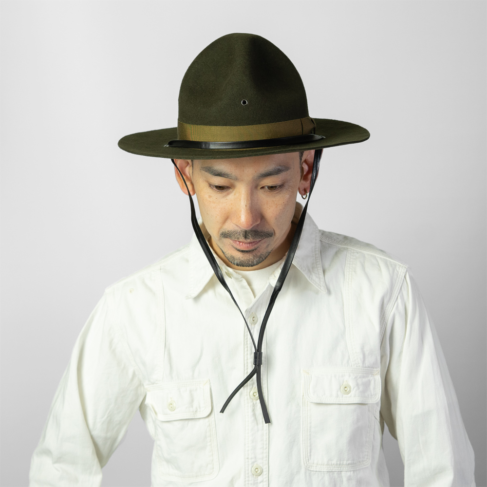 帽子 マウンテンハット 森林警備隊 つば 長い つば広 ハット メンズ