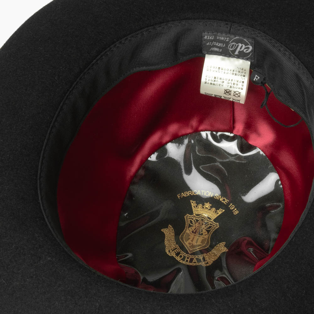 EDHAT エドハット ラビットファー フェルト つば広ハット オープン