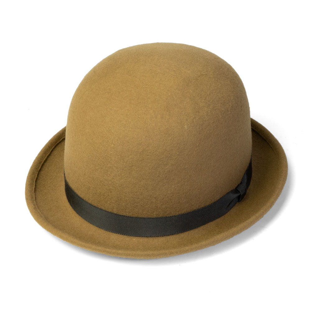 新作 リバーシブルボーラーハット / ベージュ Mサイズ BE34HAT01 EDHAT エドハット 日本製 ウールフェルト ボーラーハット メンズ