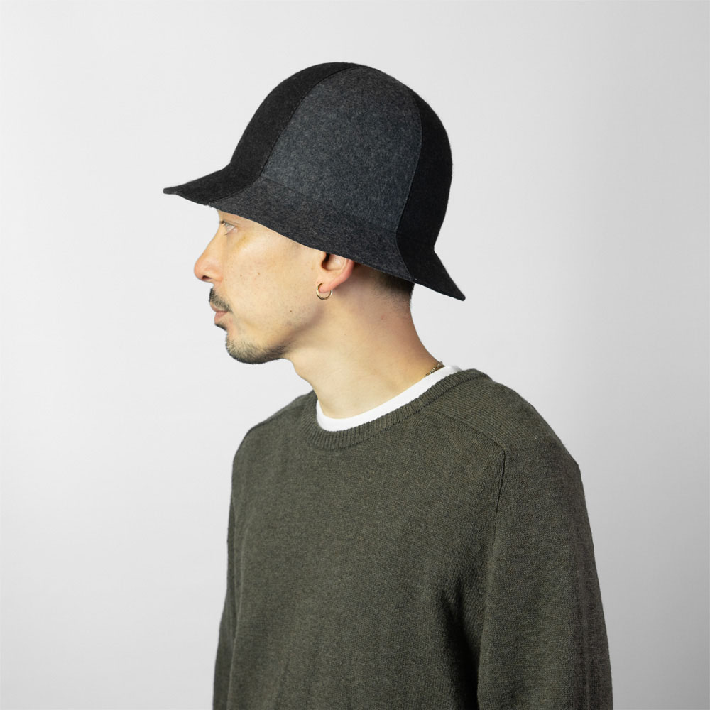 ハット 帽子 秋冬 メンズ レディース 折りたたみ ウール フェルト