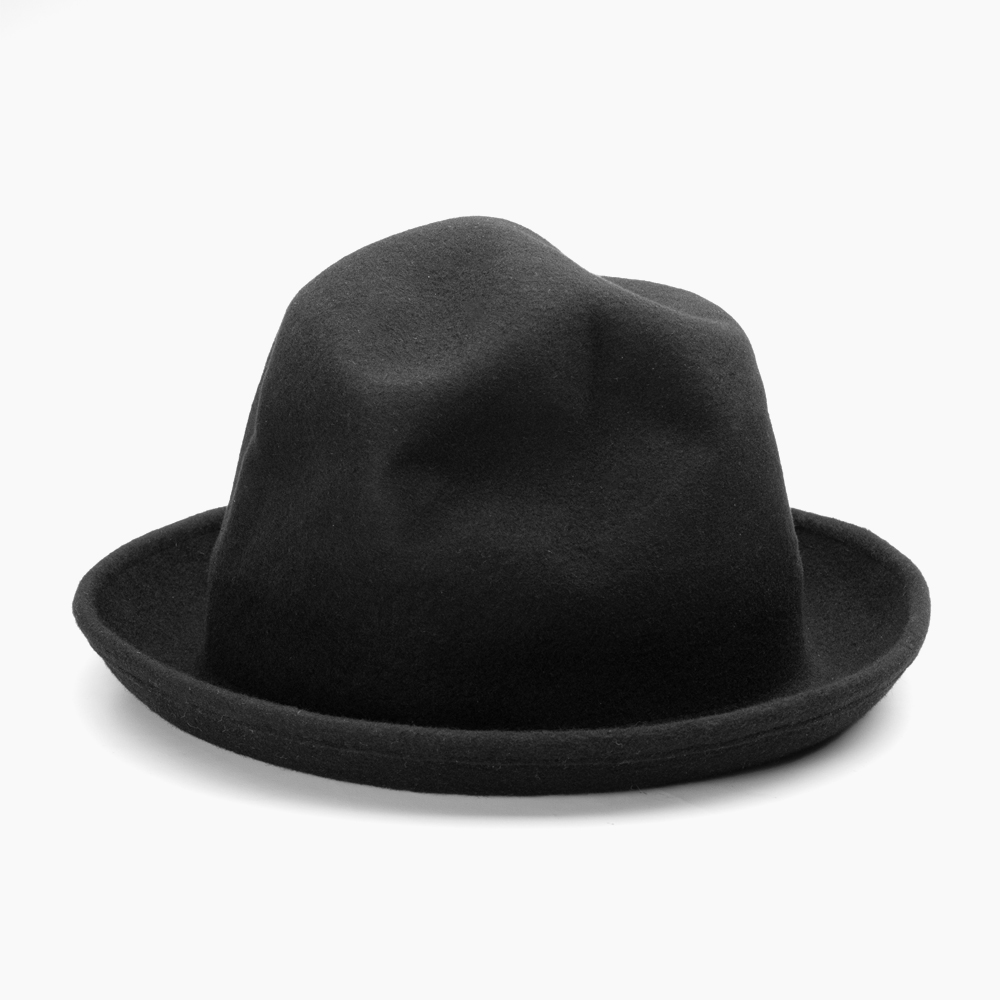 マウンテンハット 帽子 ハット メンズ 秋冬 つば 短い ウール フェルト