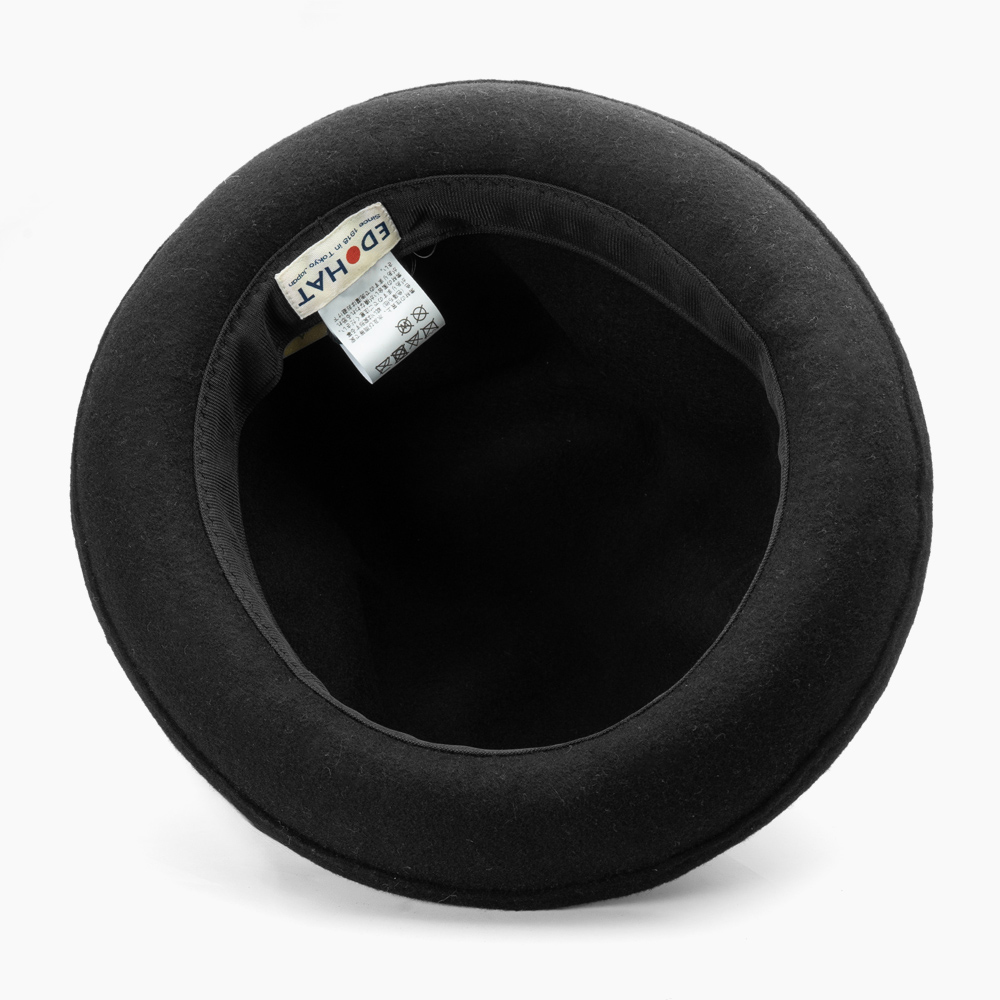 chisaki マウンテンフェルトハット ブラック 楽天市場】ハット 帽子 マウンテンハット フェルトハット 大きい 秋冬