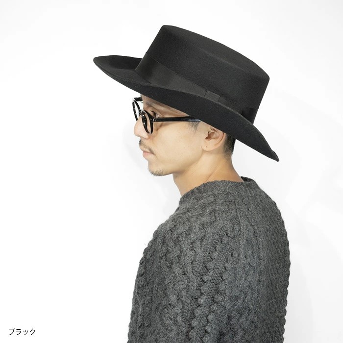 EDHAT エドハット ジョンブルハット ビックシルエット ハット ウール