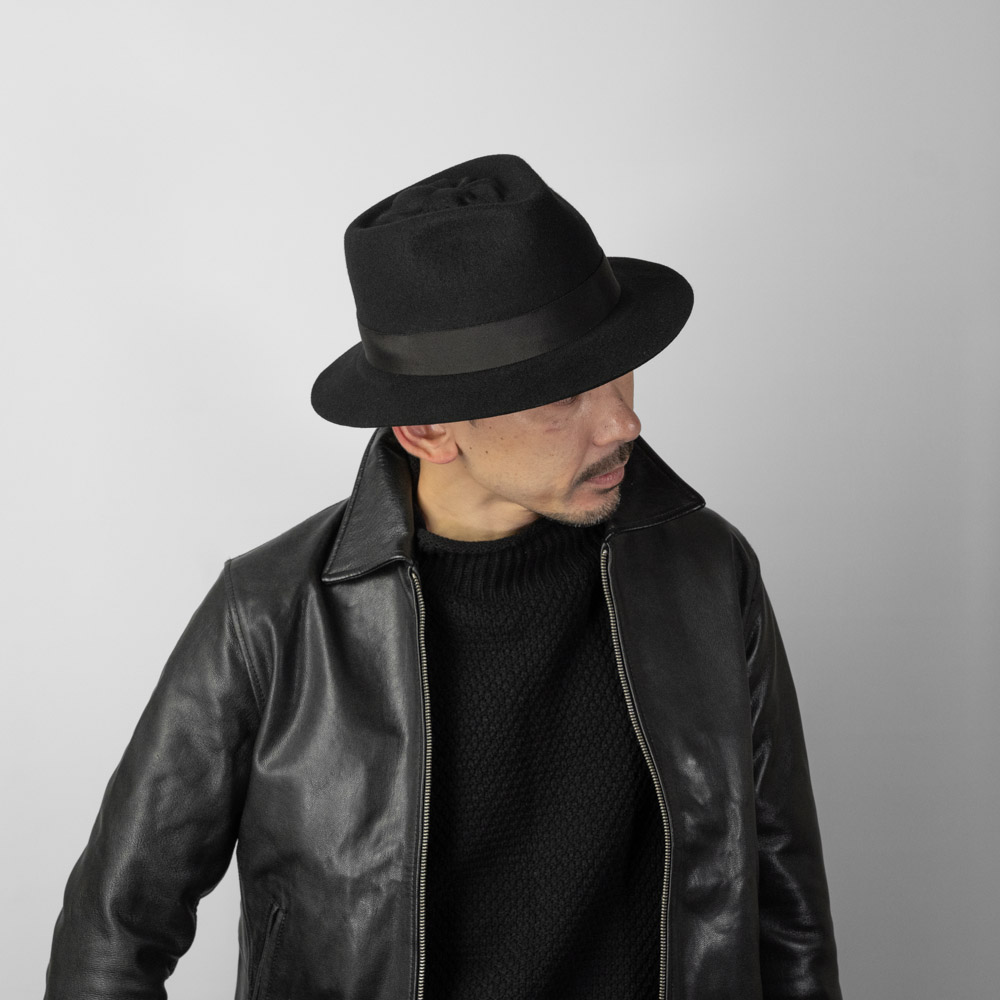 エドハット スパイダー クラウン ハット 中折れ帽 ウール フェルト