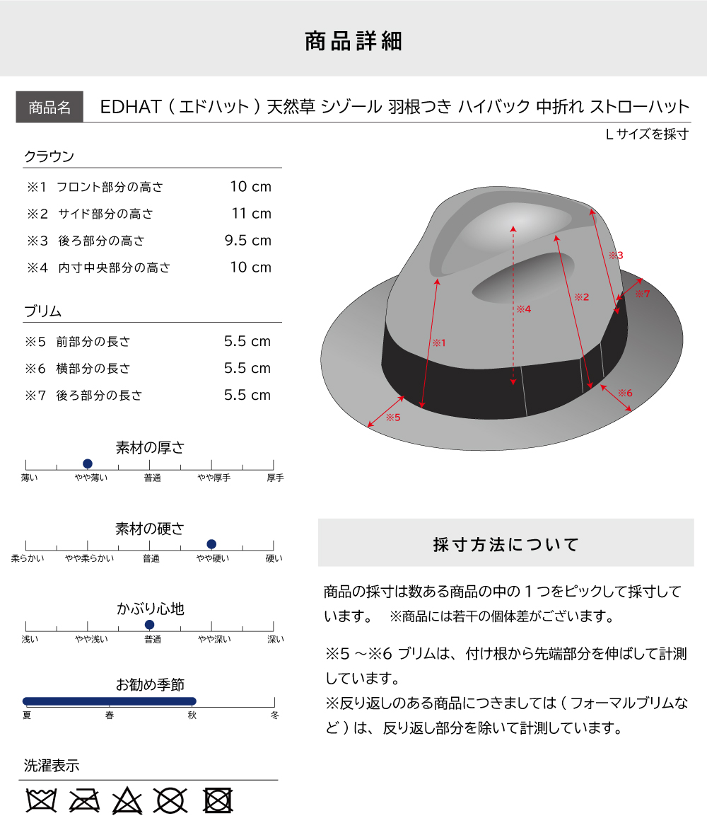 ストローハット メンズ 帽子 春夏 大きいサイズ 小さいサイズ サイズ