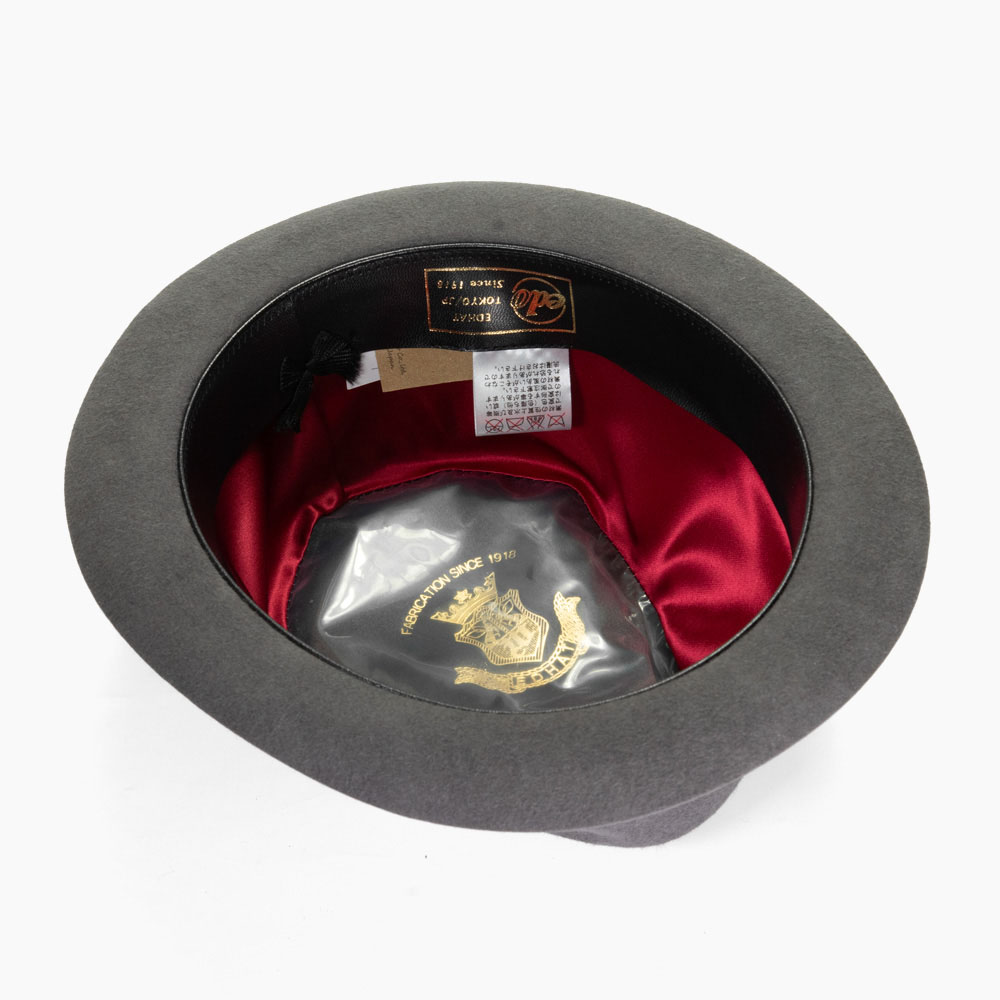 EDHAT エドハット 日本製 ラビットファーフェルト ティアドロップ ショートブリム 短いつば 中折れハット メンズ 春秋冬 M-16235122 |  | 13