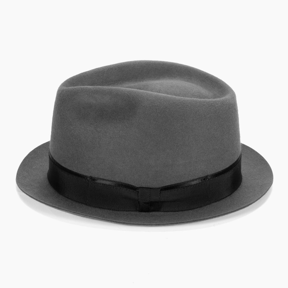 EDHAT エドハット 日本製 ラビットファーフェルト ティアドロップ ショートブリム 短いつば 中折れハット メンズ 春秋冬 M-16235122 |  | 09