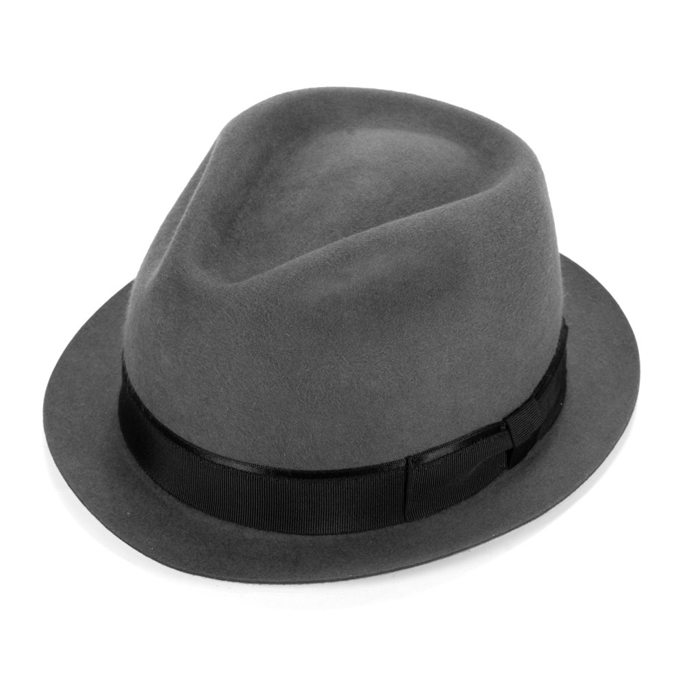 EDHAT エドハット 日本製 ラビットファーフェルト ティアドロップ ショートブリム 短いつば 中折れハット メンズ 春秋冬 M-16235122 |  | 02