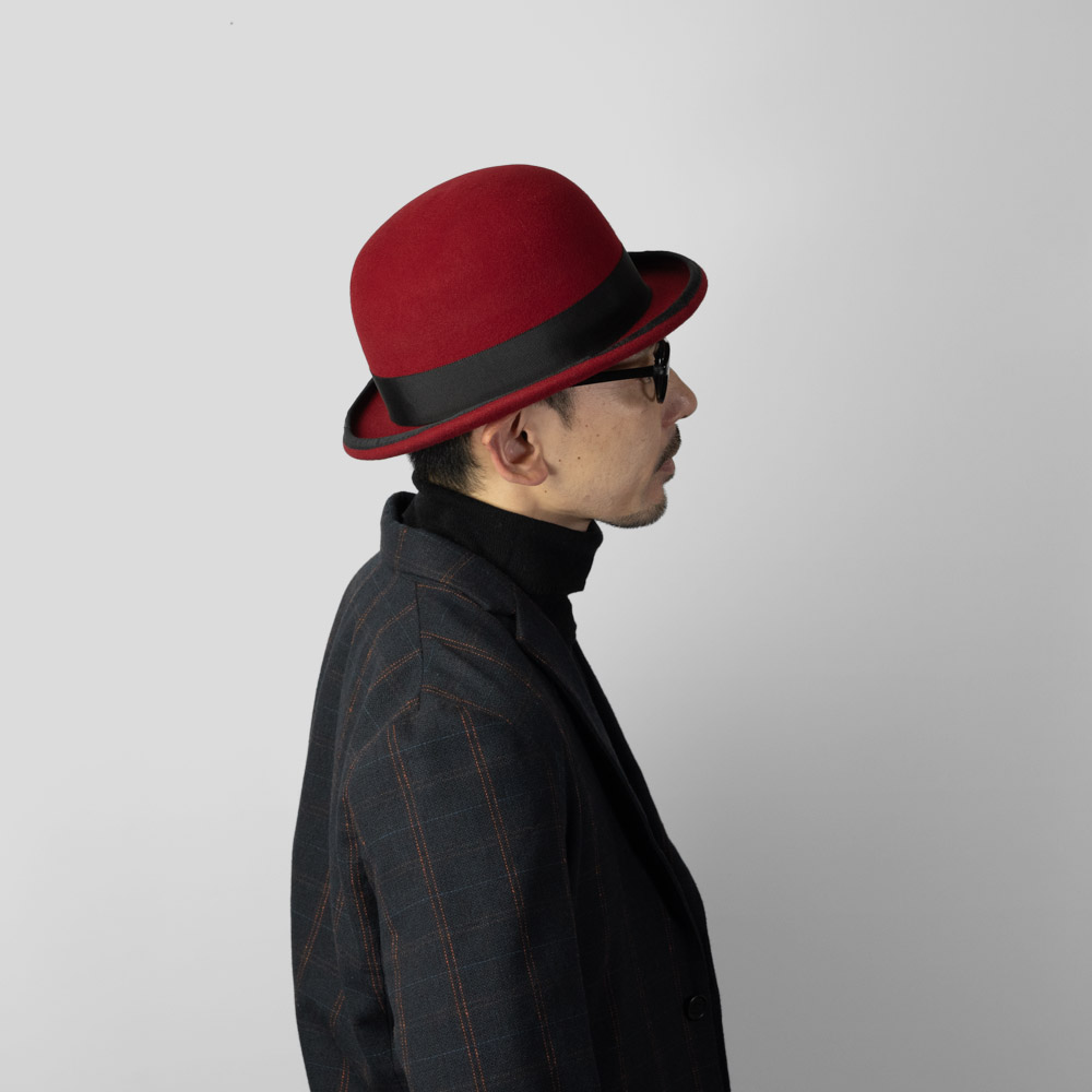 エドハット EDHAT ボーラーハット 日本製 ウール フェルト 帽子 メンズ レディース 山高帽 サイズ調節可 大きいサイズ 小さいサイズ M-16266582R |  | 03