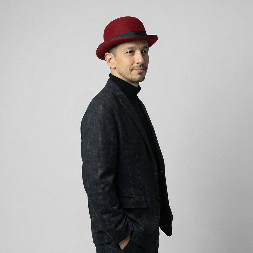 エドハット EDHAT ボーラーハット 日本製 ウール フェルト 帽子 メンズ レディース 山高帽 サイズ調節可 大きいサイズ 小さいサイズ M-16266582R |  | 02