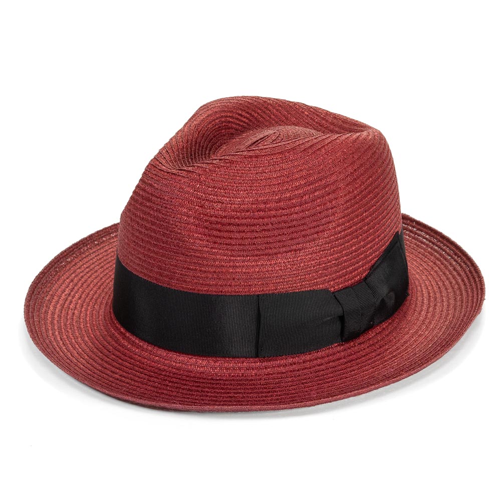 ストローハット メンズ 夏 春 ハット つば広 麻ブレード 帽子 ブランド
