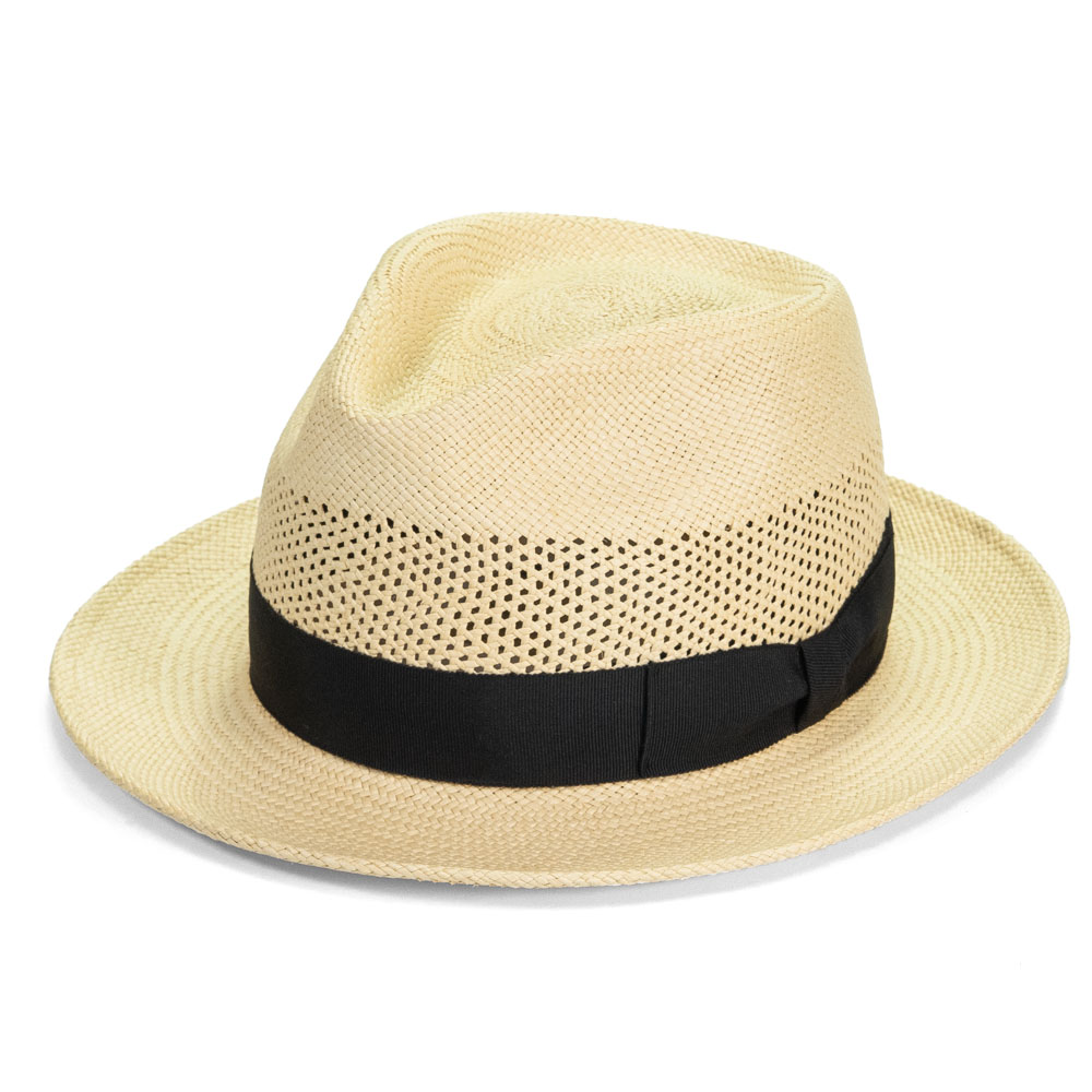 【オマケ付】override PANAMA パナマハット　ストローハット OVERRIDE PANAMA FEDORA | 58cm(58) WHITE (06) | OVERRIDE