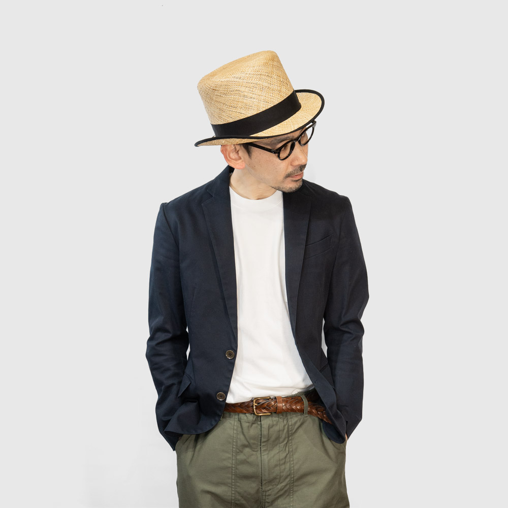 シルクハット 夏 メンズ レディース ストローハット 帽子 黒 ブラック