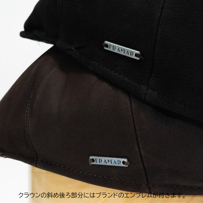 FRAMAR フラマー イタリア製 ハンチング レザー 本革 シープスキン 革