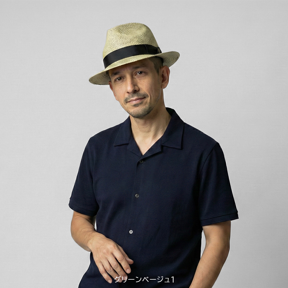 GARYU PLANET ガリュープラネット 天然ケンマ草 ストローハット 日本製 春夏 メンズ 通気軽量 上質光沢 サイズ調整 中折れ メッシュG-777 |  | 04