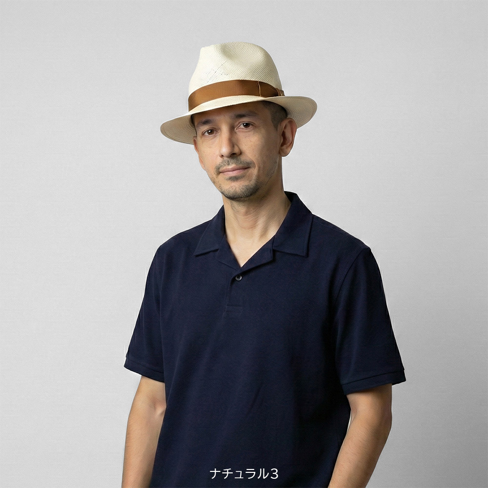 GARYU PLANET ガリュープラネット 天然ケンマ草 ストローハット 日本製 春夏 メンズ 通気軽量 上質光沢 サイズ調整 中折れ メッシュG-777 |  | 05