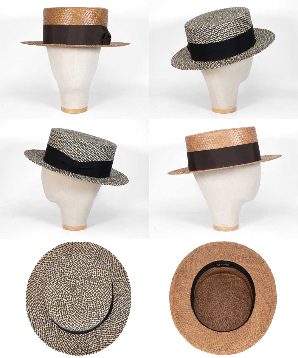 REPressionHatters リプレッション カンカン帽 ストローハット REPressionHatters リプレッション カンカン帽 ストローハット