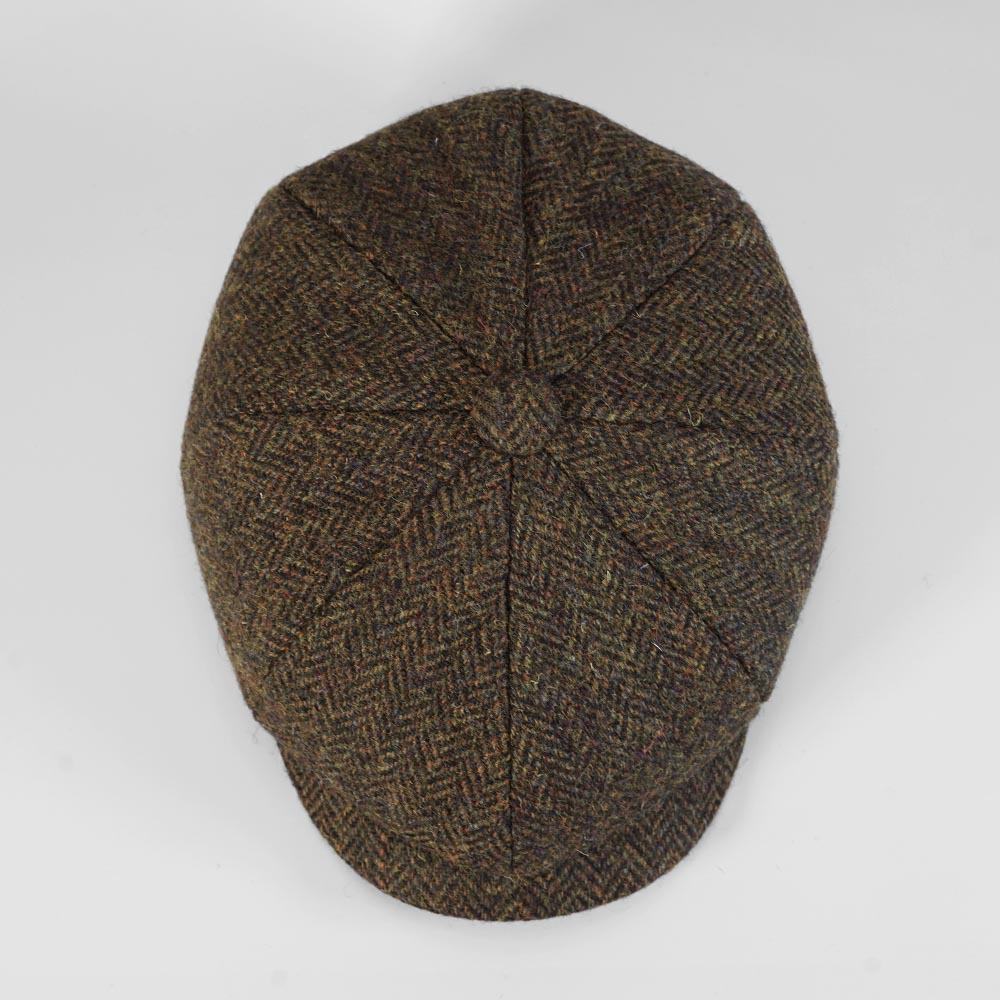 キャスケット ハンチング HarrisTweed ハリスツイード ヘリンボーン