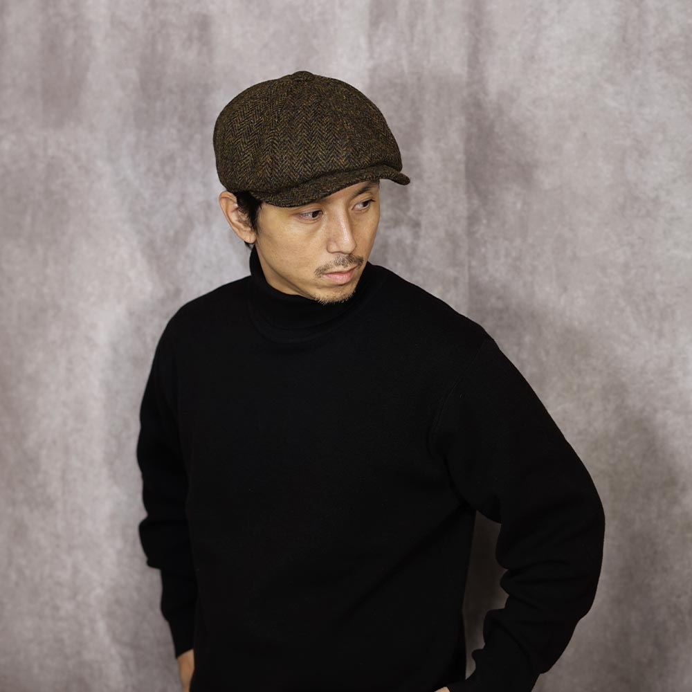 キャスケット ハンチング HarrisTweed ハリスツイード