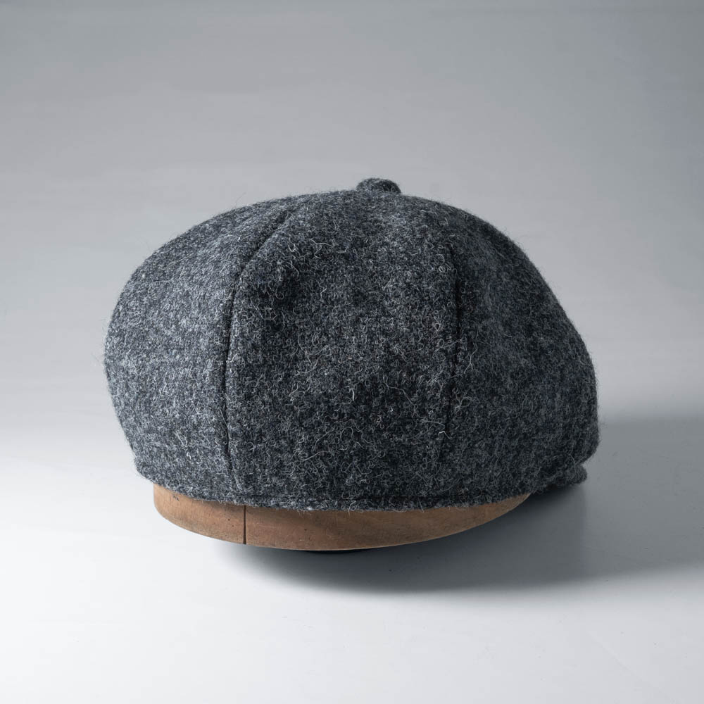 ハリスツイード キャスケット メンズ 秋冬 ウール100％ ツイード