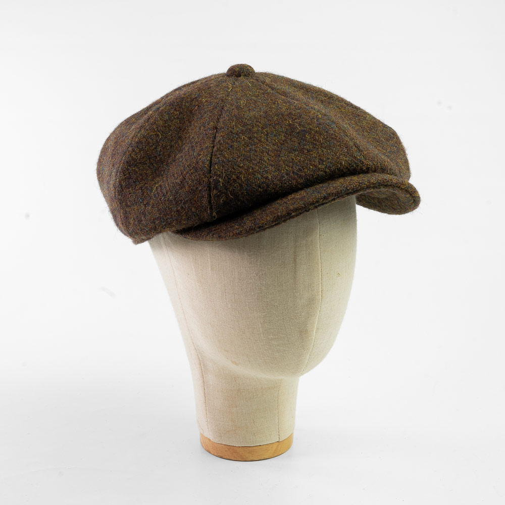 ハリスツイード使用 ハンチングキャスケット メンズ 帽子 サイズ調整可