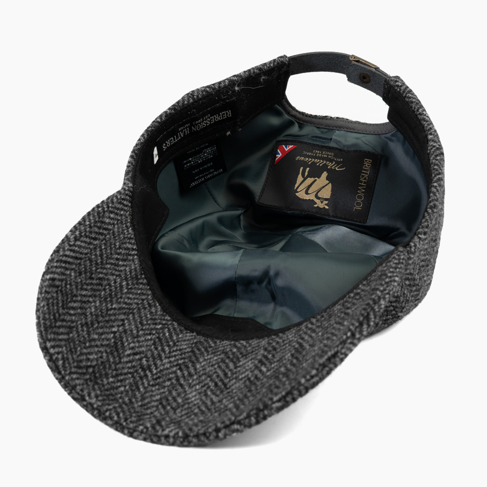 MALLALIEUS キャップ 日本製 REPRESSION HATTERS マラリウス メンズ レディース 秋冬 帽子 ヘリンボーン 大きい 小さい おしゃれ カジュアル S-20260129_1 |  | 09