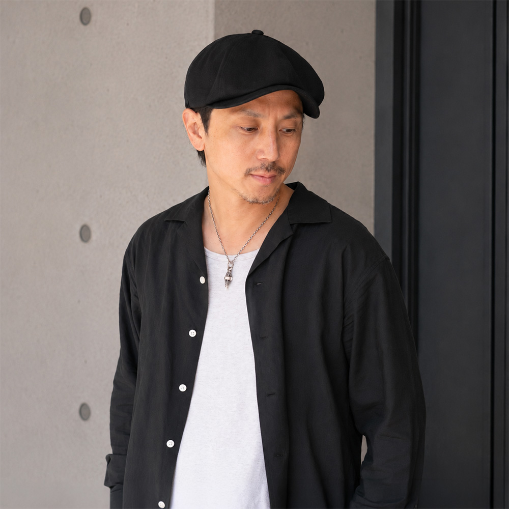 REPRESSION HATTERS リプレッションハッターズ 綿麻 ラミー 8パネル ハンチングキャスケット 日本製 サイズ調節可能 S-20260617_1 |  | 03