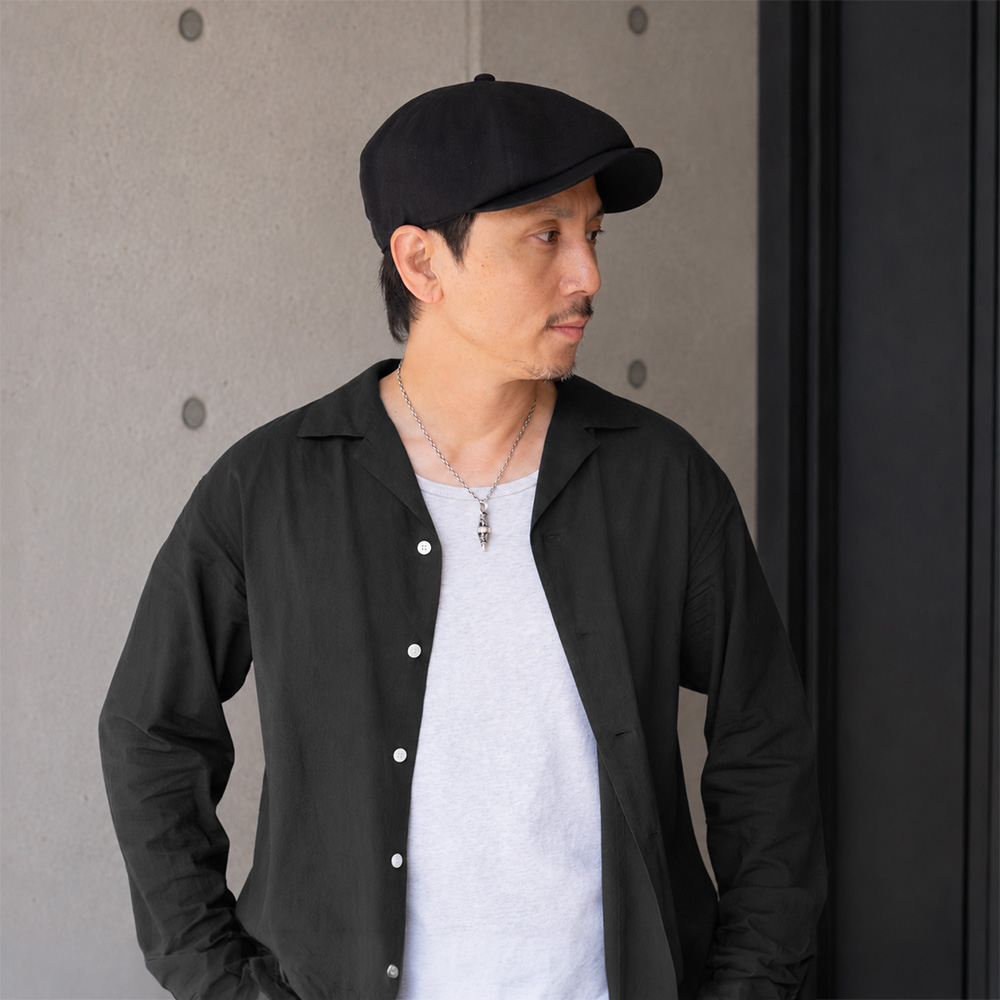 REPRESSION HATTERS リプレッションハッターズ 綿麻 ラミー 8パネル ハンチングキャスケット 日本製 サイズ調節可能 S-20260617_1 |  | 04