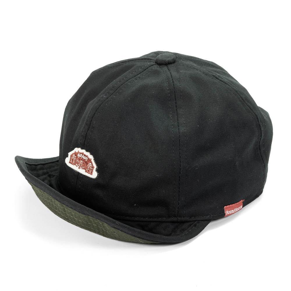 キャップ メンズ つば 短い アンパイアキャップ 帽子 春夏 秋冬 アメカジ ワーク ブランド ROUNDHOUSE ラウンドハウス フリップアップ  S-LB-171-03148 | ROUND HOUSE | 01