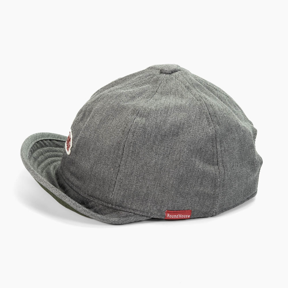 キャップ メンズ つば 短い アンパイアキャップ 帽子 春夏 秋冬 アメカジ ワーク ブランド ROUNDHOUSE ラウンドハウス フリップアップ  S-LB-171-03148 | ROUND HOUSE | 09
