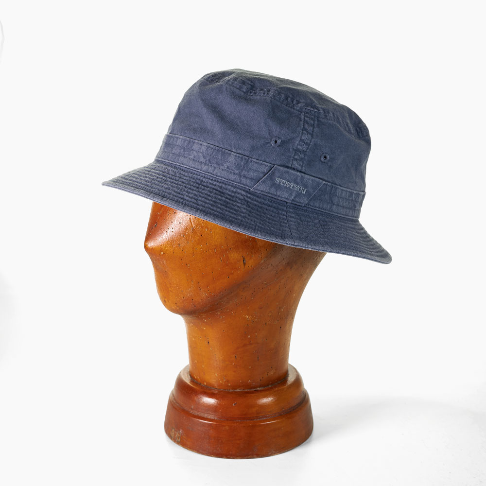 STETSON ステットソン】ストーンウォッシュ バケットハット コットン