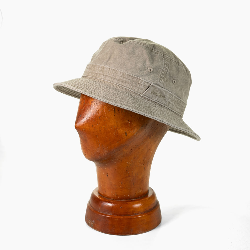 STETSON ステットソン】ストーンウォッシュ バケットハット コットン